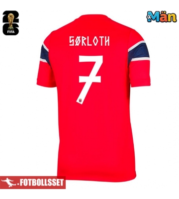 Norge Alexander Sorloth #7 Hemmatröja VM 2026 Kortärmad